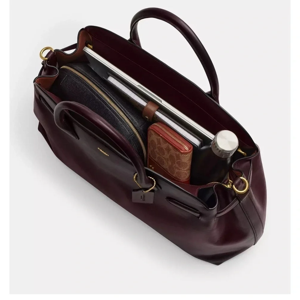 Coach Soft Empire Carry All Bag 48 Merlot